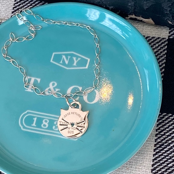 Tiffany Cat Tag Charm 